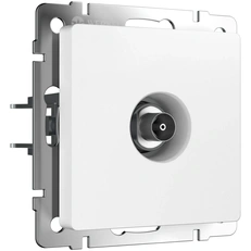 Изображение ТВ-розетка оконечная (белый матовый) W1183061